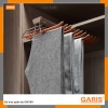 Kệ Treo Quần Âu GW38R GaRIS - Thép, Nỉ, ABS Bền Bỉ