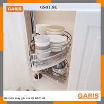 Mâm Xoay Inox 304 GaRIS GS01.8E - Tiện Lợi Bếp