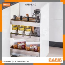 'Kệ Dao Gia Vị Inox GM01.40 GaRIS Chính Hãng'
