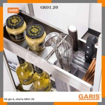 Kệ Gia Vị GK01.20 GaRIS Inox - Độ Bền Vượt Trội