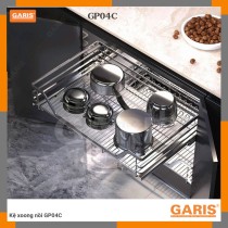 Kệ xoong nồi GP04C GaRIS - Inox 304, bền bỉ, tiện ích