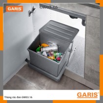 Thùng Rác Nhựa PP GaRIS GW03.16 - Tiện Dụng, Bền Bỉ