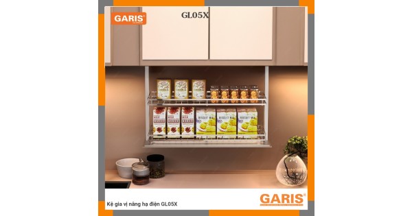Kệ gia vị nâng hạ điện GL05X Hàng Chính Hãng | Phụ Kiện Garis